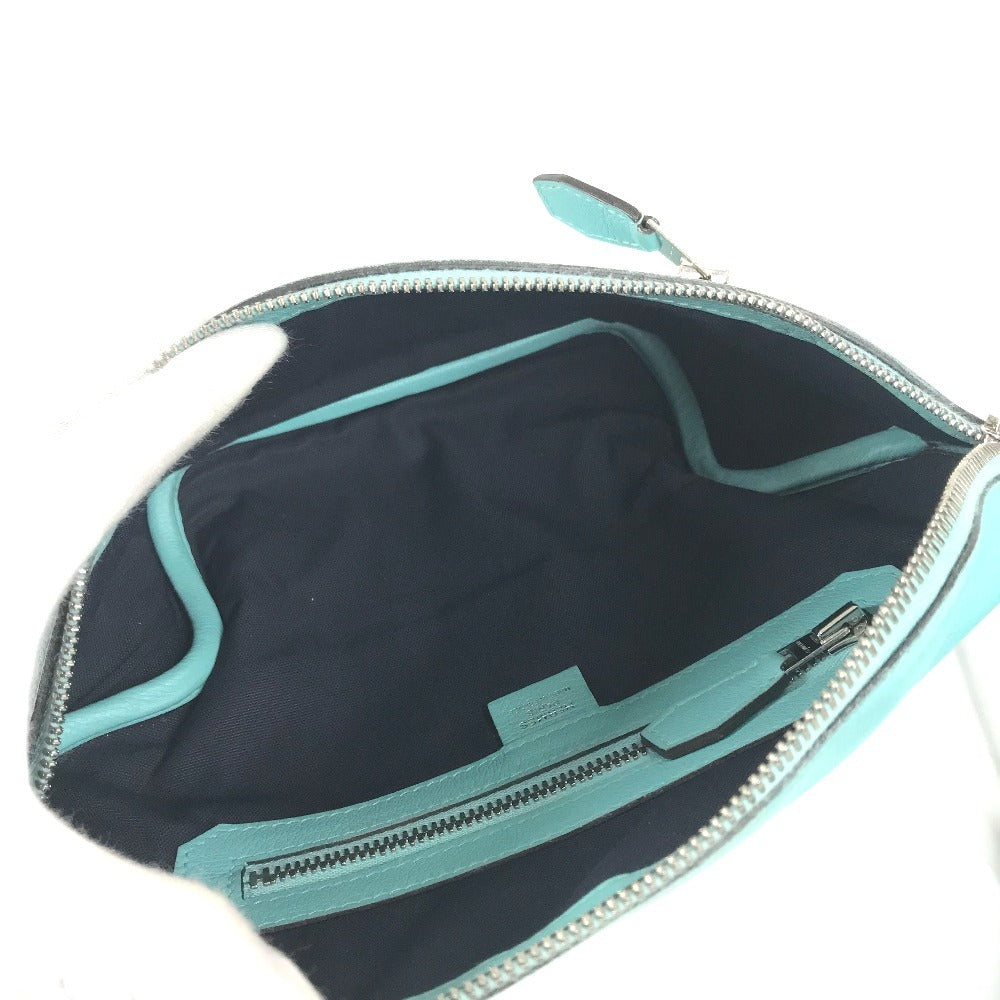 HERMES Shoulder Bag City Slide Cross PM Waist Bag Bag Belt Bag Cross Body Bag Evercolor Men's Blue Atoll Blue