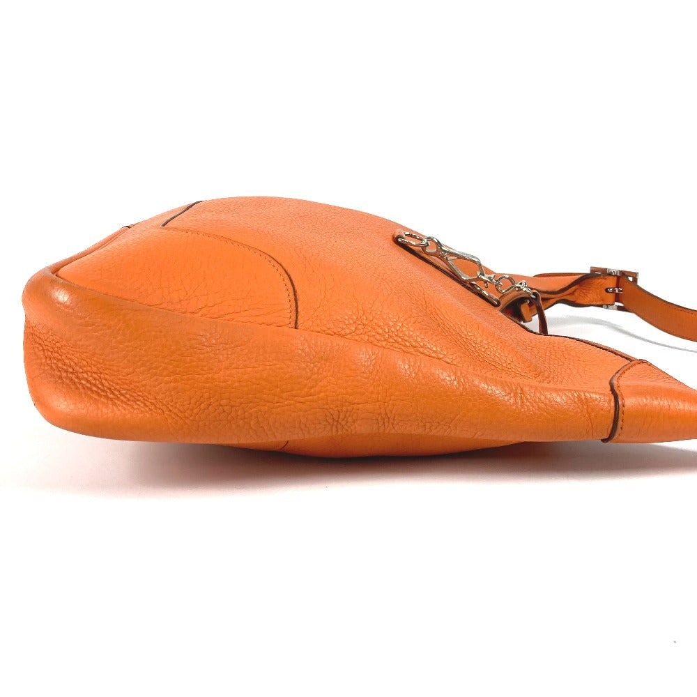 HERMES Trim 35 Trim 35 Pochette Crossbody Bag Shoulder Bag Leather Unisex Orange