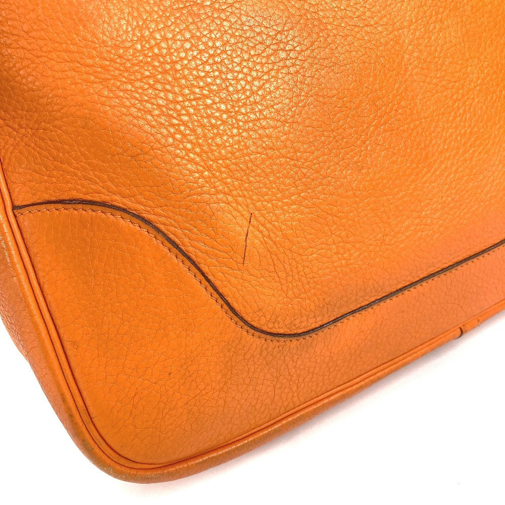 HERMES Trim 35 Trim 35 Pochette Crossbody Bag Shoulder Bag Leather Unisex Orange