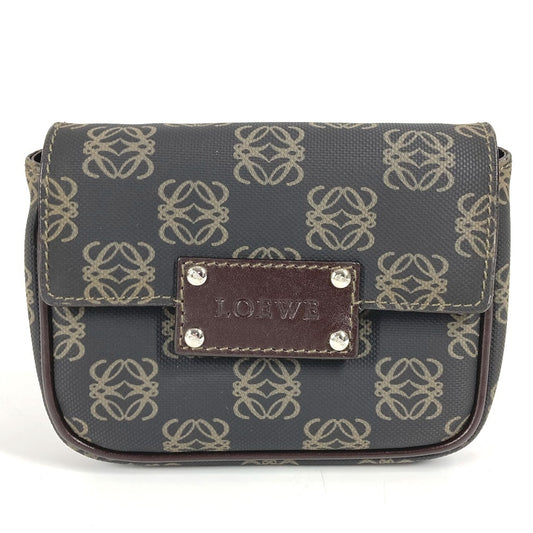 LOEWE Bum Bag Body Bag Anagram Logo Pouch Only Waist Bag Bag Belt Bag Cross Pouch PVC/Leather Unisex Brown