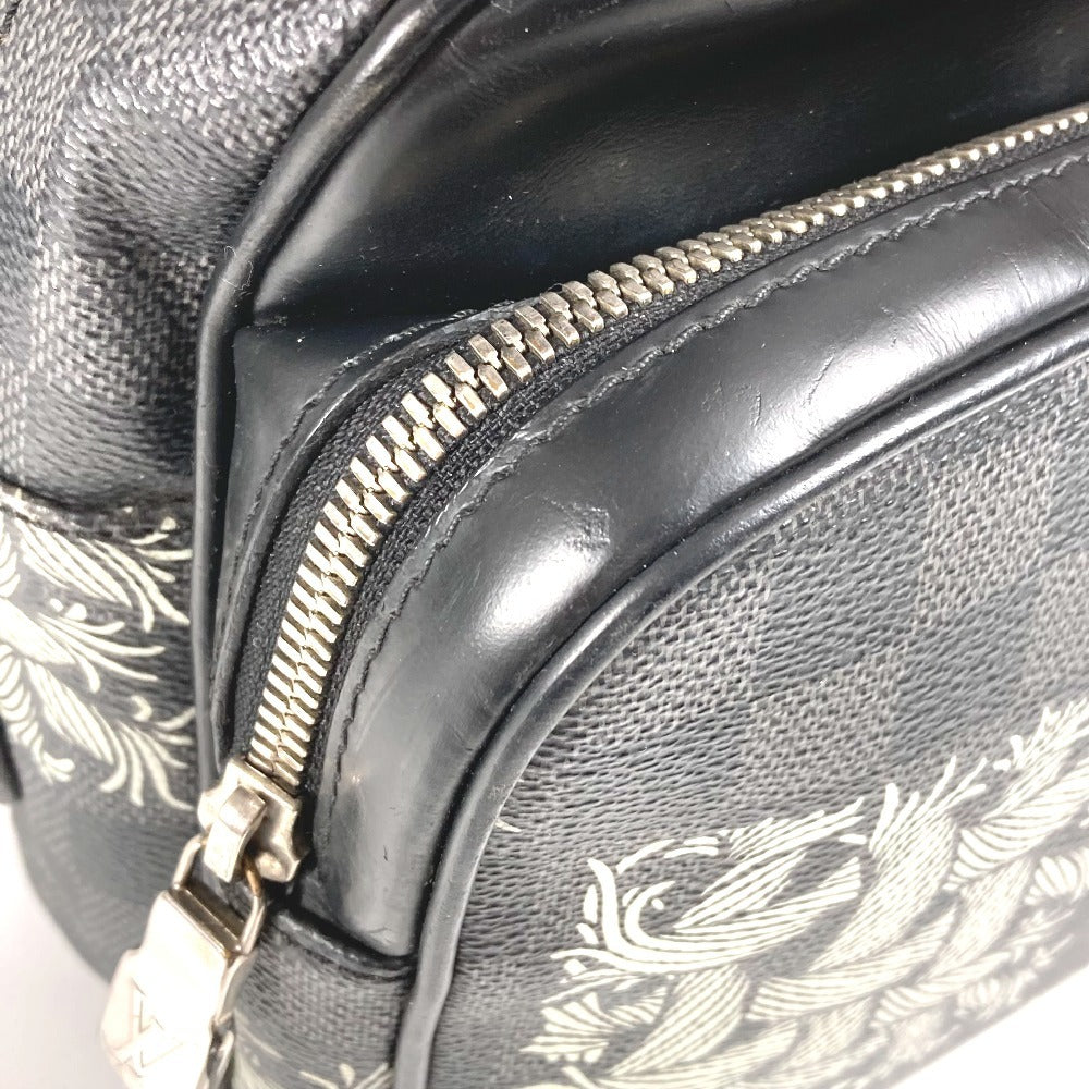 루이비통 N41572 다미에 그라파이트 크리스토퍼 네메스 나일 PM 나일 PM 백 크로스바디 숄더백 다미에 그라파이트 캔버스 유니섹스 블랙