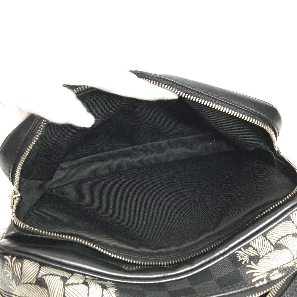 루이비통 N41572 다미에 그라파이트 크리스토퍼 네메스 나일 PM 나일 PM 백 크로스바디 숄더백 다미에 그라파이트 캔버스 유니섹스 블랙