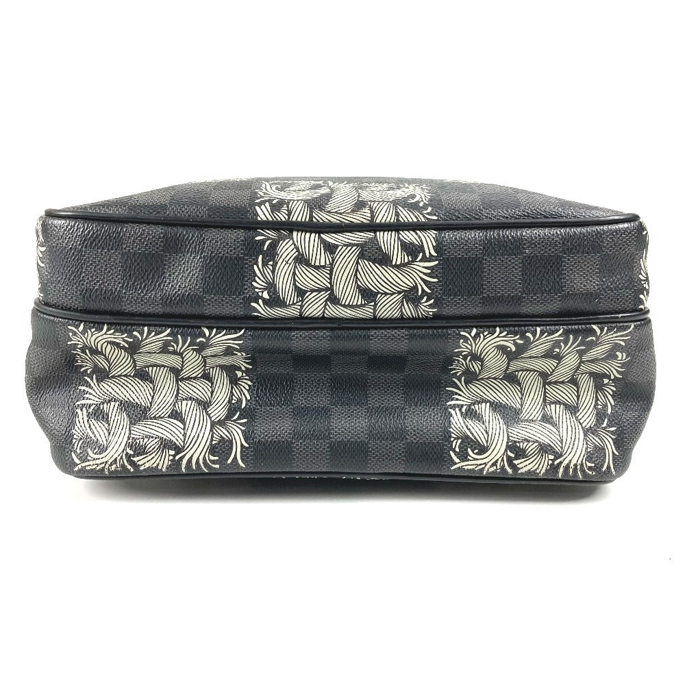 루이비통 N41572 다미에 그라파이트 크리스토퍼 네메스 나일 PM 나일 PM 백 크로스바디 숄더백 다미에 그라파이트 캔버스 유니섹스 블랙