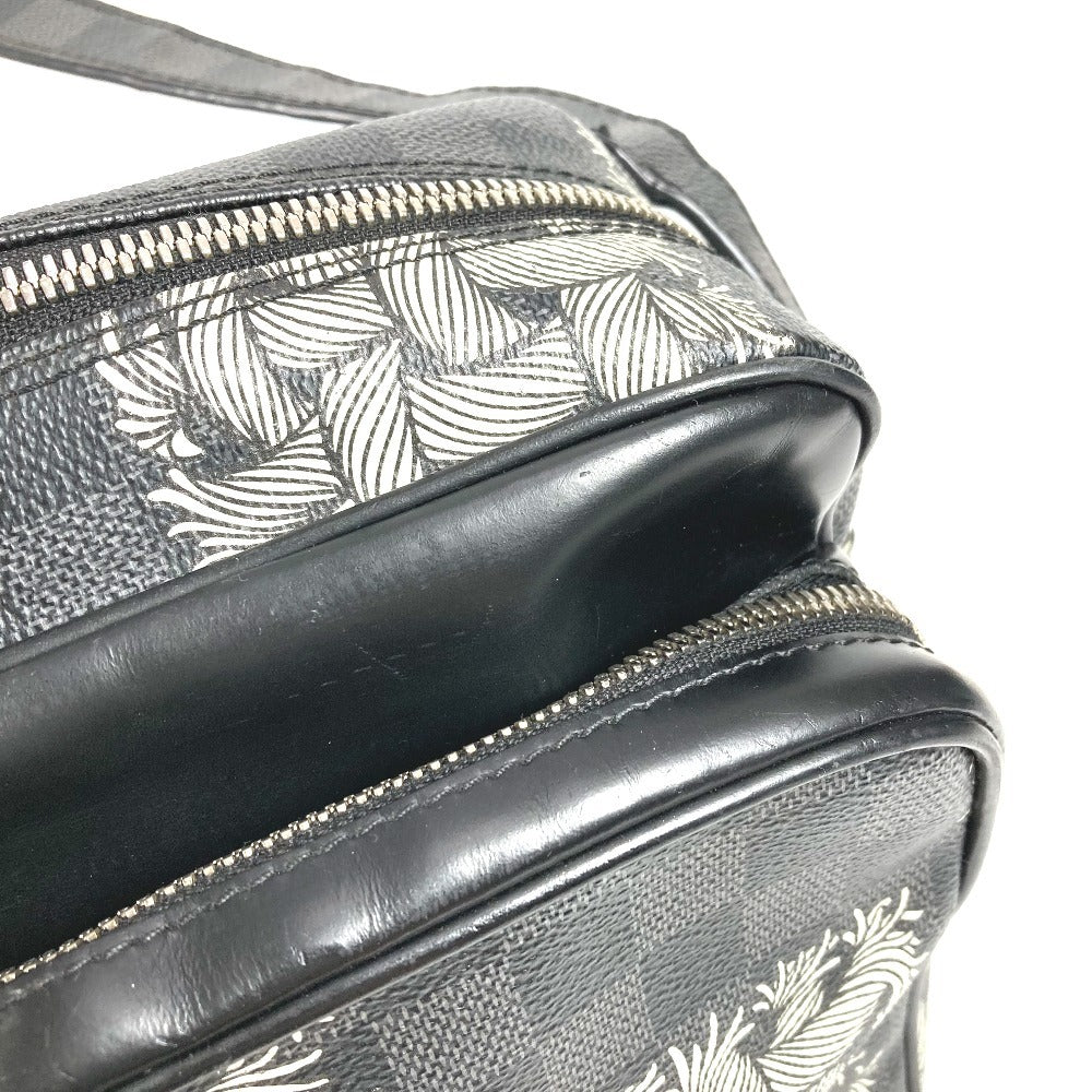 루이비통 N41572 다미에 그라파이트 크리스토퍼 네메스 나일 PM 나일 PM 백 크로스바디 숄더백 다미에 그라파이트 캔버스 유니섹스 블랙