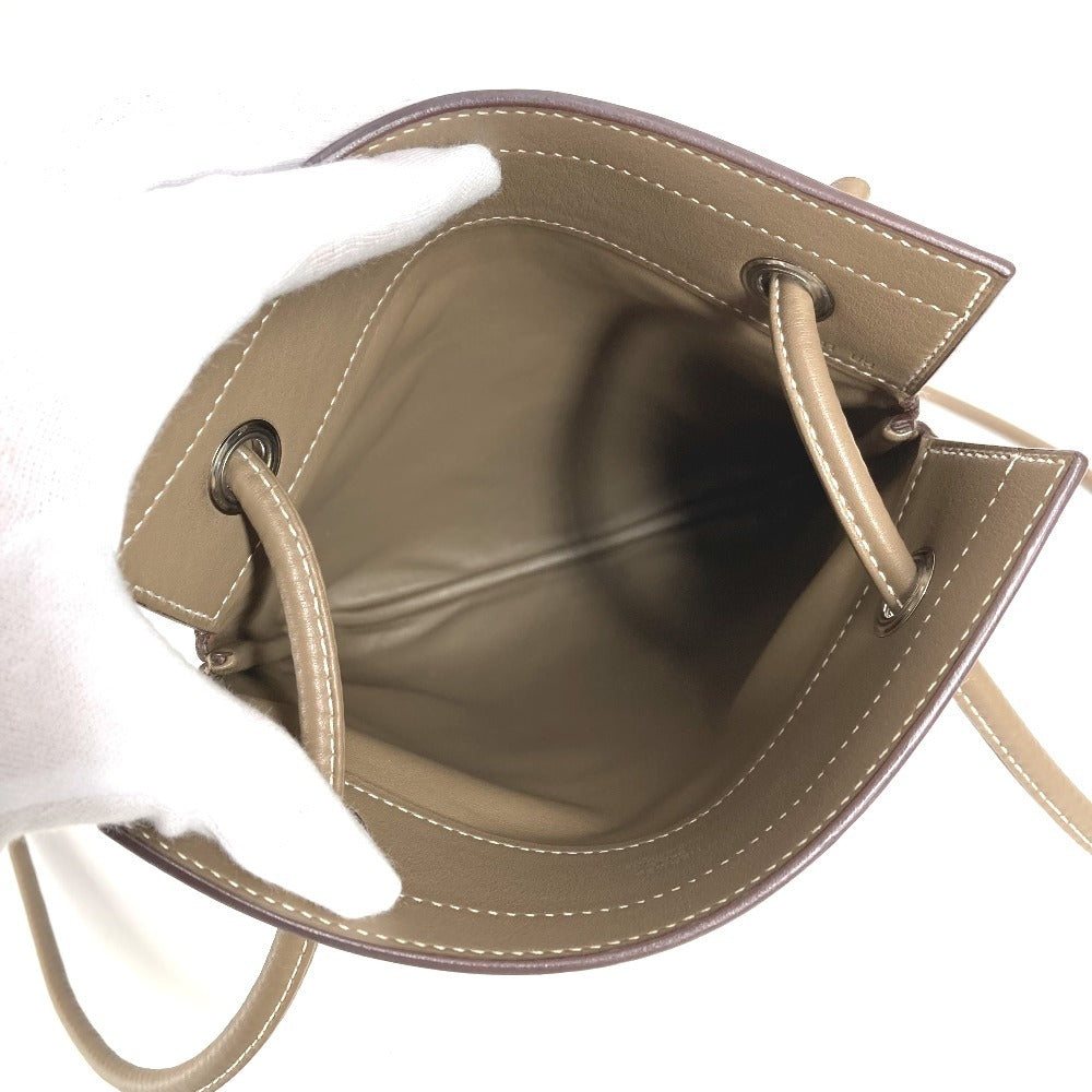 HERMES Sac Aline Mini Sac Aline Mini Pochette Crossbody Bag Shoulder Bag Leather Unisex Etoupe Gray