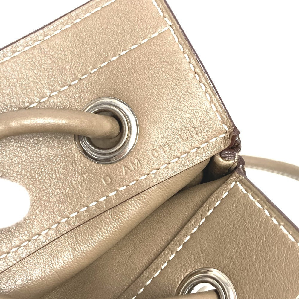 HERMES Sac Aline Mini Sac Aline Mini Pochette Crossbody Bag Shoulder Bag Leather Unisex Etoupe Gray