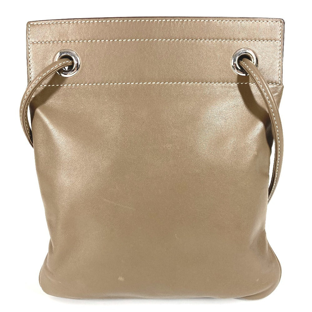 HERMES Sac Aline Mini Sac Aline Mini Pochette Crossbody Bag Shoulder Bag Leather Unisex Etoupe Gray