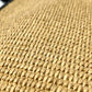 FENDI 8N0149 Straw Logo Bag Pouch Clutch Bag Raffia Unisex Beige