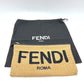 FENDI 8N0149 ストロー ロゴ カバン ポーチ バッグ クラッチバッグ ラフィア ユニセックス ベージュ