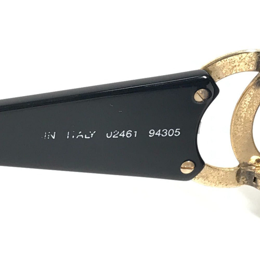 CHANEL 02461 ヴィンテージ CC ココマーク ロゴ めがね メガネ アイウェア 眼鏡 サングラス プラスチック レディース ブラック