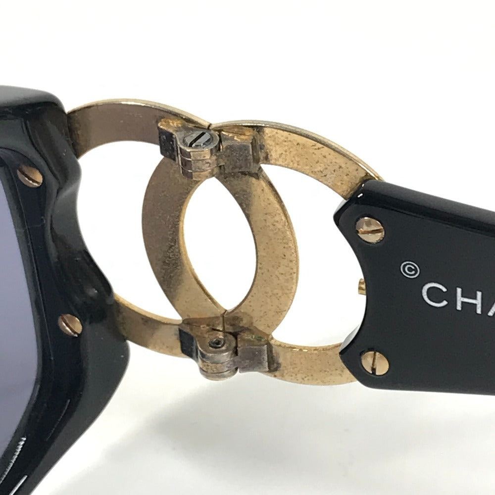 CHANEL 02461 ヴィンテージ CC ココマーク ロゴ めがね メガネ アイウェア 眼鏡 サングラス プラスチック レディース ブラック