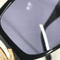 CHANEL 02461 ヴィンテージ CC ココマーク ロゴ めがね メガネ アイウェア 眼鏡 サングラス プラスチック レディース ブラック