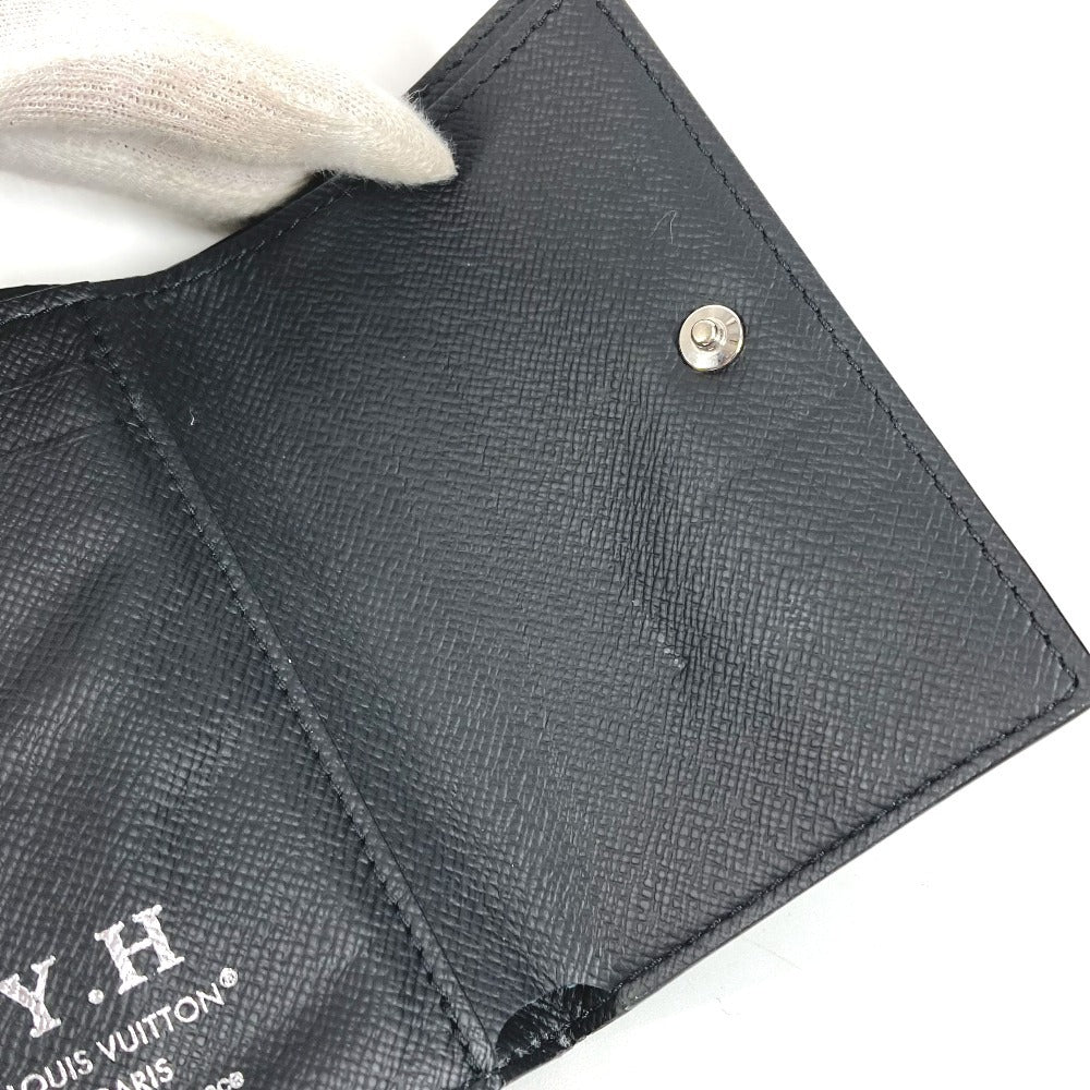 LOUIS VUITTON M12598 Monogram Eclipse Victor Wallet, Compact Trifold Wallet, Monogram Eclipse Canvas, Unisex, Black