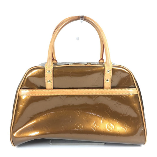 LOUIS VUITTON M91103 モノグラムヴェルニ トンプキンス・スクエア カバン トートバッグ ハンドバッグ モノグラムヴェルニキャンバス ユニセックス ブロンズ ブラウン