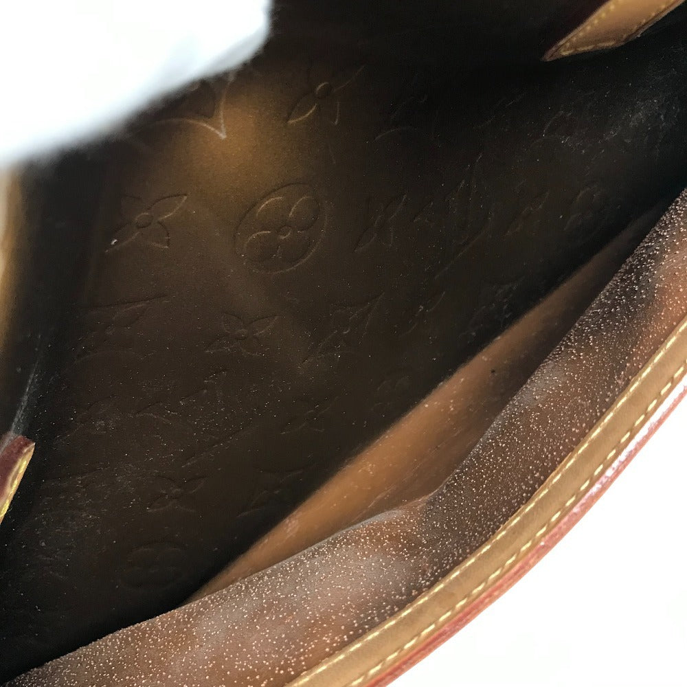 LOUIS VUITTON M91103 モノグラムヴェルニ トンプキンス・スクエア カバン トートバッグ ハンドバッグ モノグラムヴェルニキャンバス ユニセックス ブロンズ ブラウン