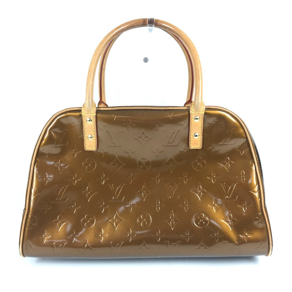 LOUIS VUITTON M91103 モノグラムヴェルニ トンプキンス・スクエア カバン トートバッグ ハンドバッグ モノグラムヴェルニキャンバス ユニセックス ブロンズ ブラウン