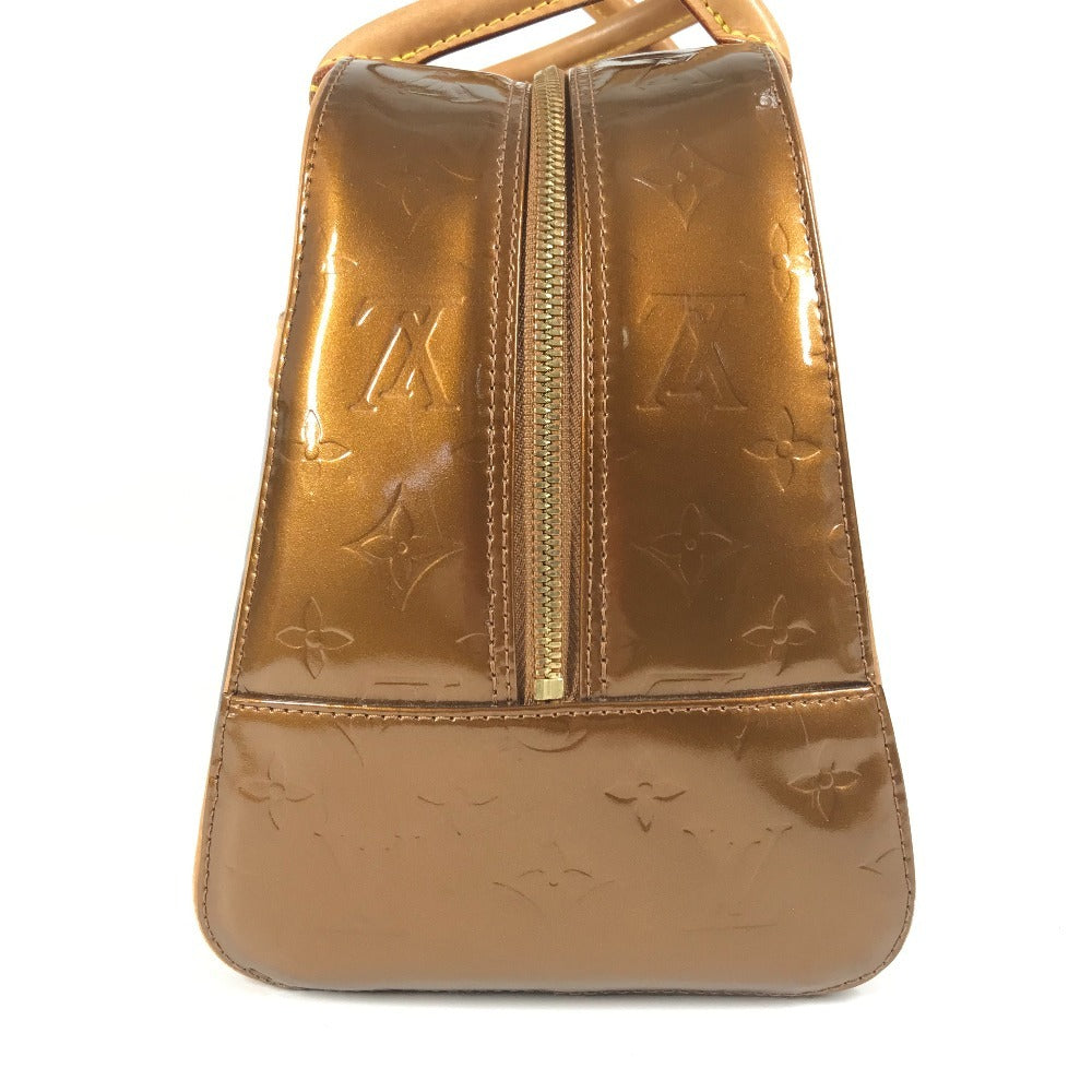 LOUIS VUITTON M91103 モノグラムヴェルニ トンプキンス・スクエア カバン トートバッグ ハンドバッグ モノグラムヴェルニキャンバス ユニセックス ブロンズ ブラウン