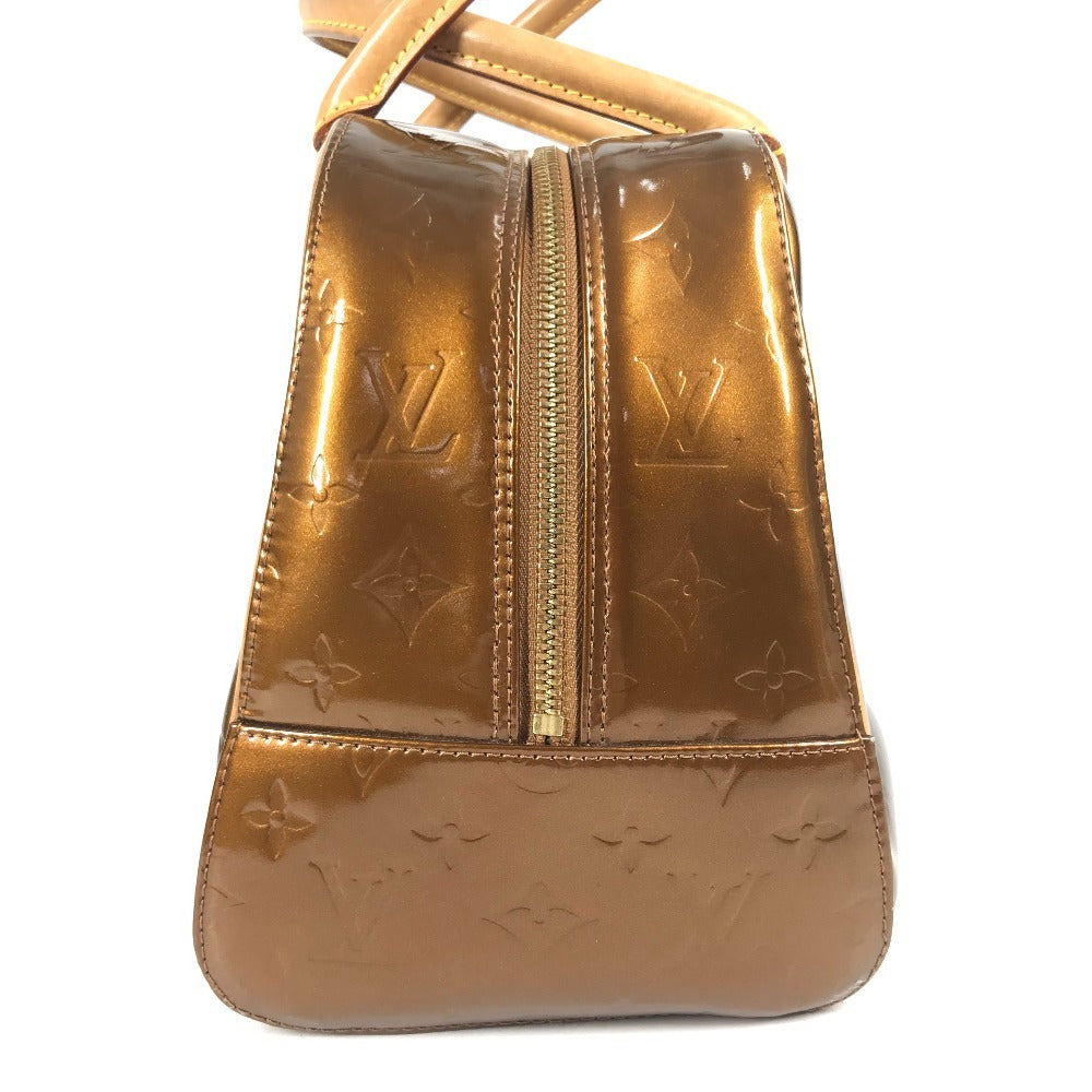 LOUIS VUITTON M91103 モノグラムヴェルニ トンプキンス・スクエア カバン トートバッグ ハンドバッグ モノグラムヴェルニキャンバス ユニセックス ブロンズ ブラウン