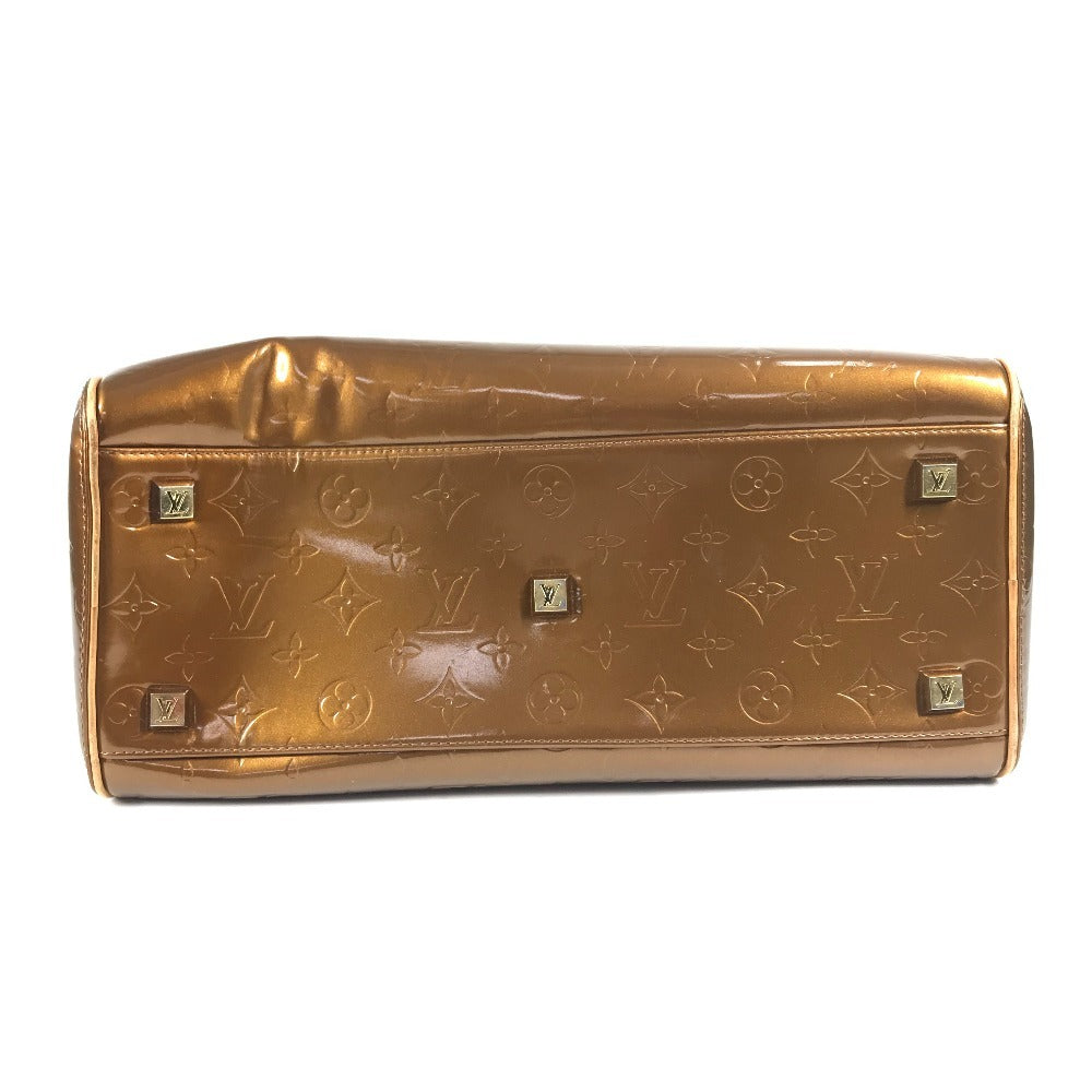 LOUIS VUITTON M91103 モノグラムヴェルニ トンプキンス・スクエア カバン トートバッグ ハンドバッグ モノグラムヴェルニキャンバス ユニセックス ブロンズ ブラウン