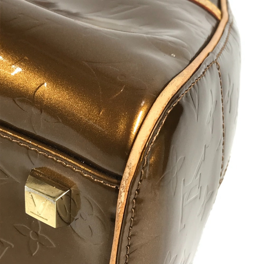 LOUIS VUITTON M91103 モノグラムヴェルニ トンプキンス・スクエア カバン トートバッグ ハンドバッグ モノグラムヴェルニキャンバス ユニセックス ブロンズ ブラウン