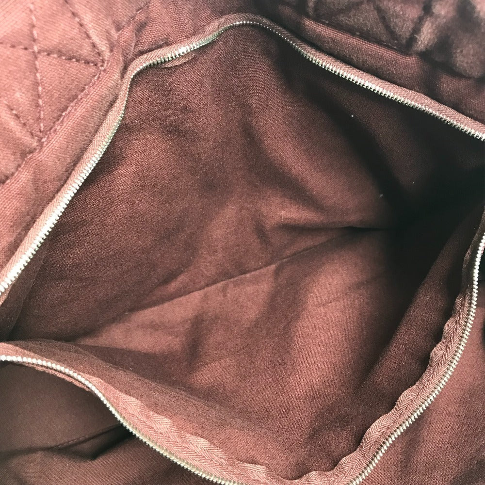 HERMES ハーフレザー 革 フールトゥMM フールトゥ MM カバン トートバッグ ハンドバッグ キャンバス/レザー ユニセックス ワインレッド系