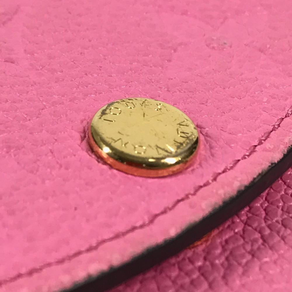 LOUIS VUITTON M82485 モノグラムアンプラント ポルトモネロザリ コンパクトウォレット 財布 2つ折り財布 モノグラムアンプラントレザー レディース ローズロリポップ ピンク