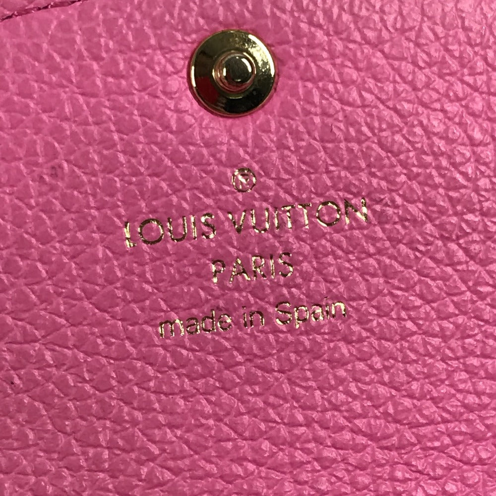 LOUIS VUITTON M82485 モノグラムアンプラント ポルトモネロザリ コンパクトウォレット 財布 2つ折り財布 モノグラムアンプラントレザー レディース ローズロリポップ ピンク