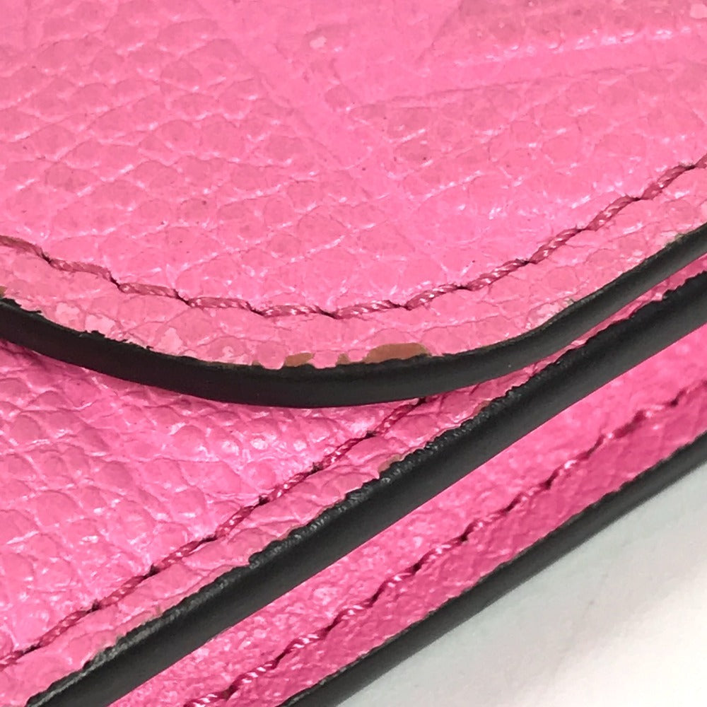 LOUIS VUITTON M82485 モノグラムアンプラント ポルトモネロザリ コンパクトウォレット 財布 2つ折り財布 モノグラムアンプラントレザー レディース ローズロリポップ ピンク