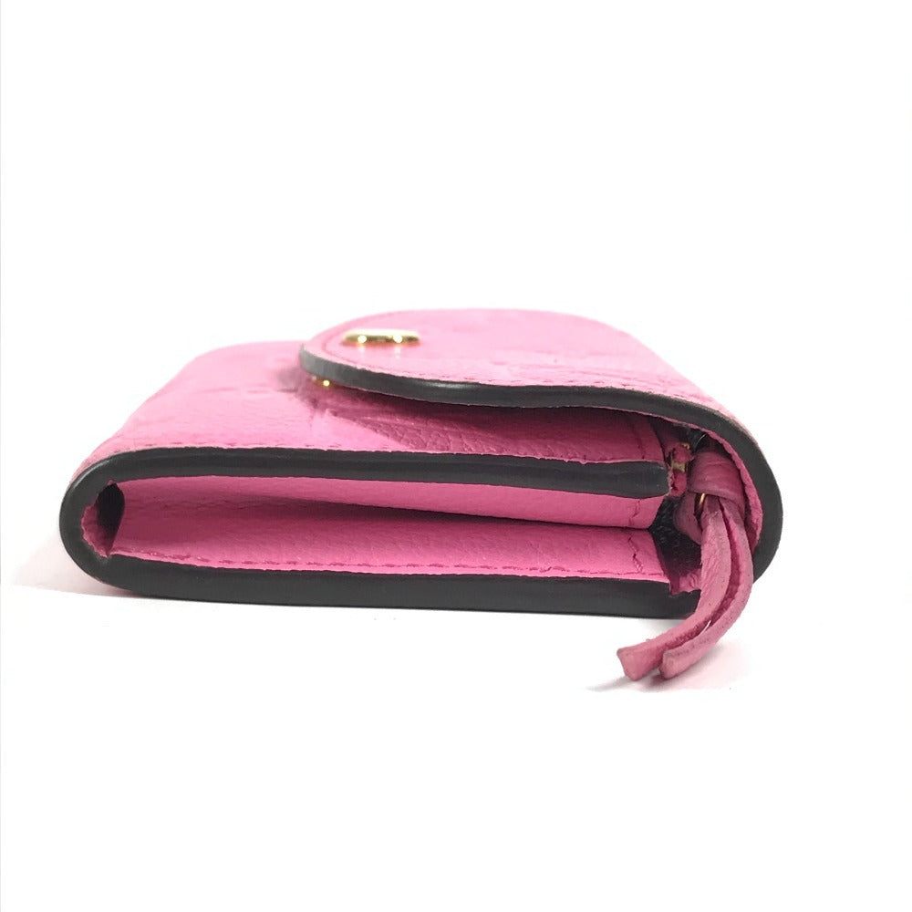 LOUIS VUITTON M82485 モノグラムアンプラント ポルトモネロザリ コンパクトウォレット 財布 2つ折り財布 モノグラムアンプラントレザー レディース ローズロリポップ ピンク