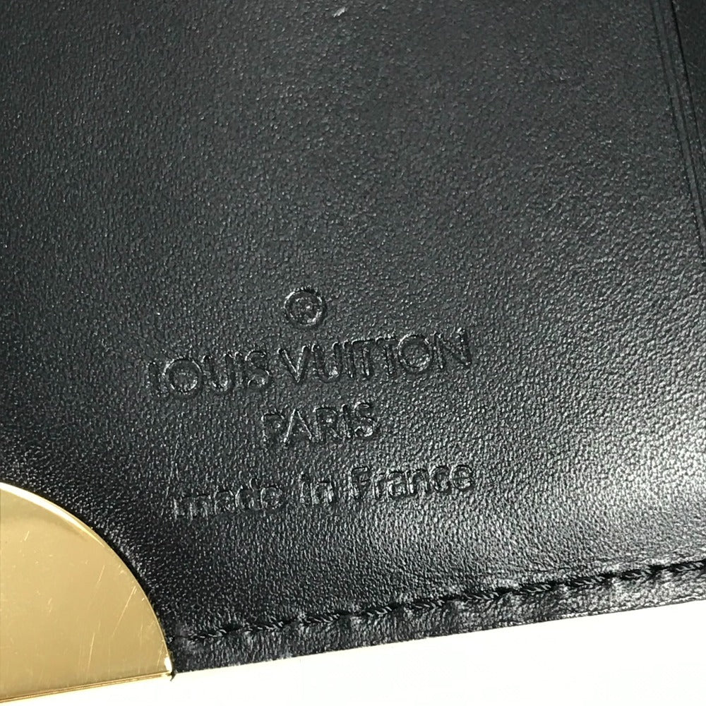 LOUIS VUITTON M91828 スハリ コンパクトジップ 2つ折り財布 スハリレザー ユニセックス ノワール ブラック