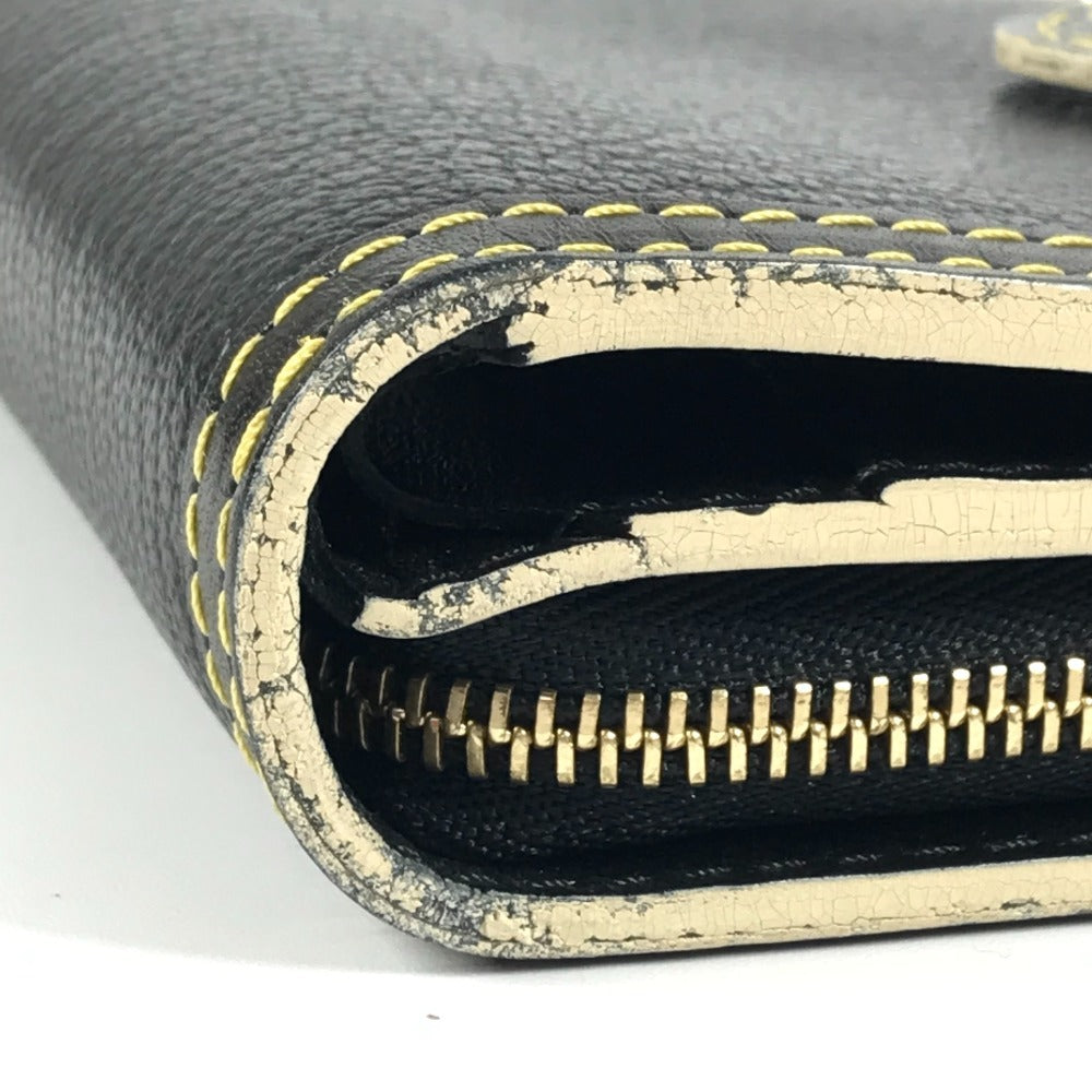 LOUIS VUITTON M91828 スハリ コンパクトジップ 2つ折り財布 スハリレザー ユニセックス ノワール ブラック