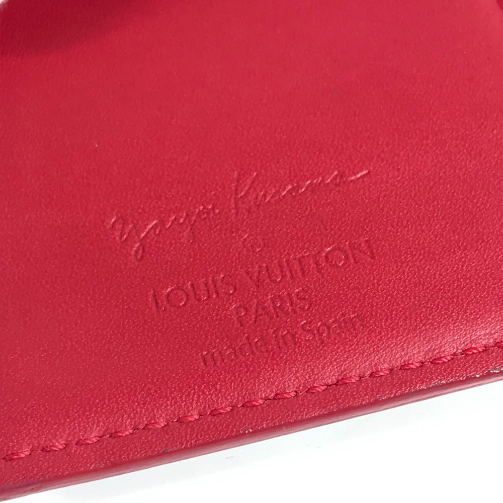 LOUIS VUITTON M91518 モノグラムヴェルニ 草間彌生コラボ アジェンダPM システム手帳 ステーショナリー ドット 水玉 手帳カバー モノグラムヴェルニ レディース レッド