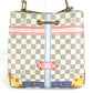 LOUIS VUITTON N41066 ダミエアズール サマートランク ネオノエ カバン 2WAYバッグ 斜め掛け 巾着 ばけつ型 ショルダーバッグ ダミエアズールキャンバス レディース ホワイト