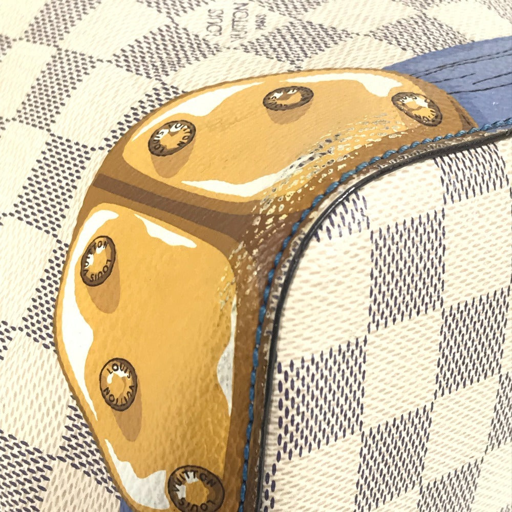 LOUIS VUITTON N41066 ダミエアズール サマートランク ネオノエ カバン 2WAYバッグ 斜め掛け 巾着 ばけつ型 ショルダーバッグ ダミエアズールキャンバス レディース ホワイト