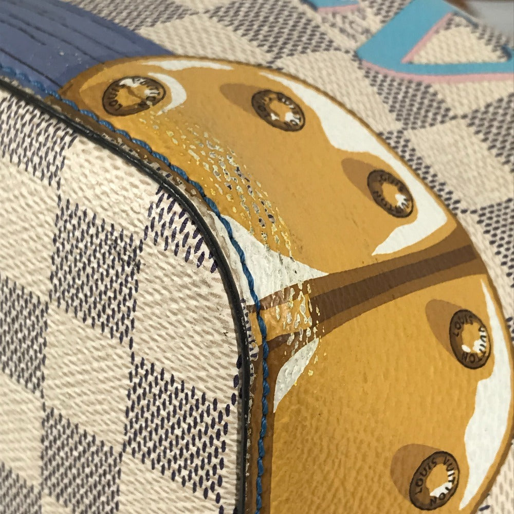 LOUIS VUITTON N41066 ダミエアズール サマートランク ネオノエ カバン 2WAYバッグ 斜め掛け 巾着 ばけつ型 ショルダーバッグ ダミエアズールキャンバス レディース ホワイト
