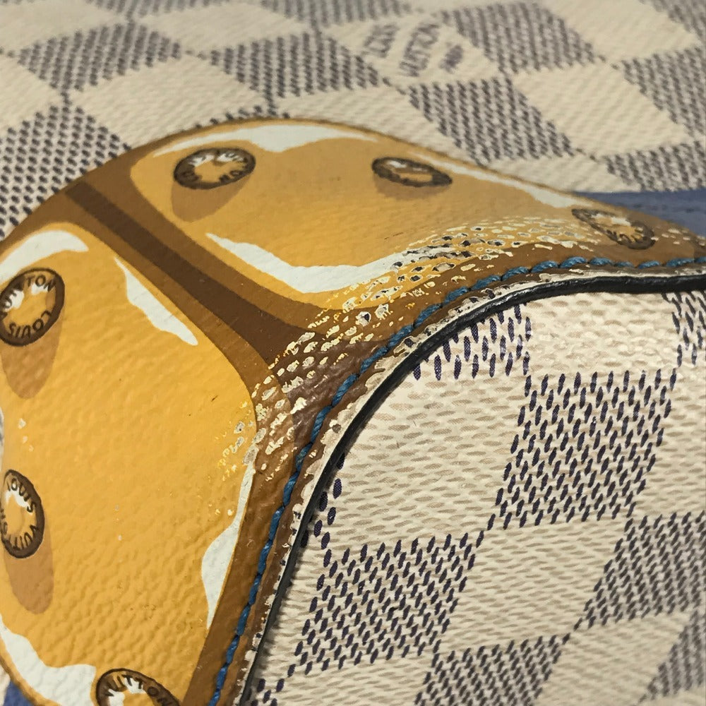 LOUIS VUITTON N41066 ダミエアズール サマートランク ネオノエ カバン 2WAYバッグ 斜め掛け 巾着 ばけつ型 ショルダーバッグ ダミエアズールキャンバス レディース ホワイト