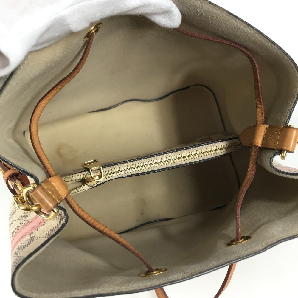 LOUIS VUITTON N41066 ダミエアズール サマートランク ネオノエ カバン 2WAYバッグ 斜め掛け 巾着 ばけつ型 ショルダーバッグ ダミエアズールキャンバス レディース ホワイト