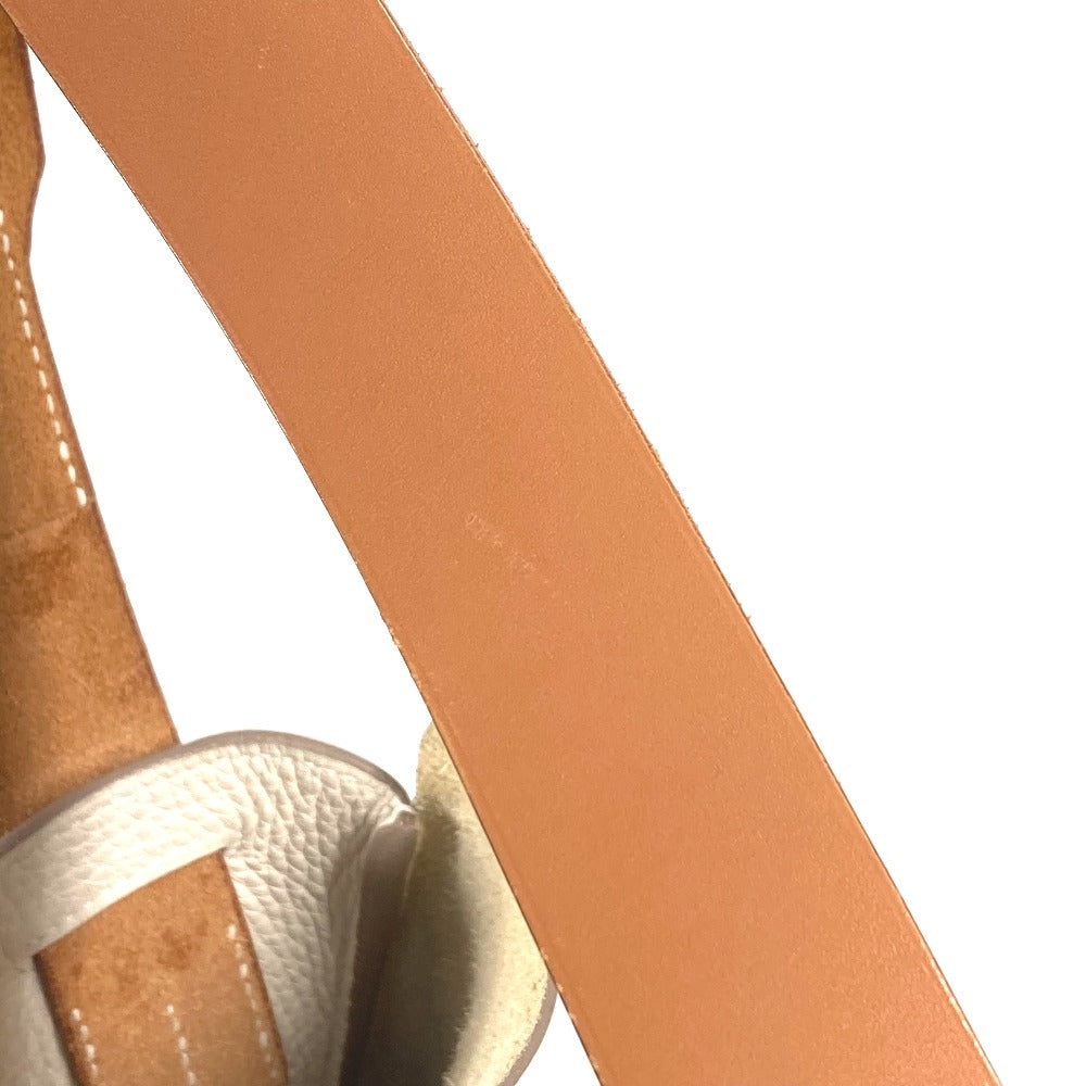 HERMES ヴィルヴォルト24 ヴィルヴォルト 24 カバン 肩掛け トートバッグ ショルダーバッグ レザー ユニセックス アイボリー系