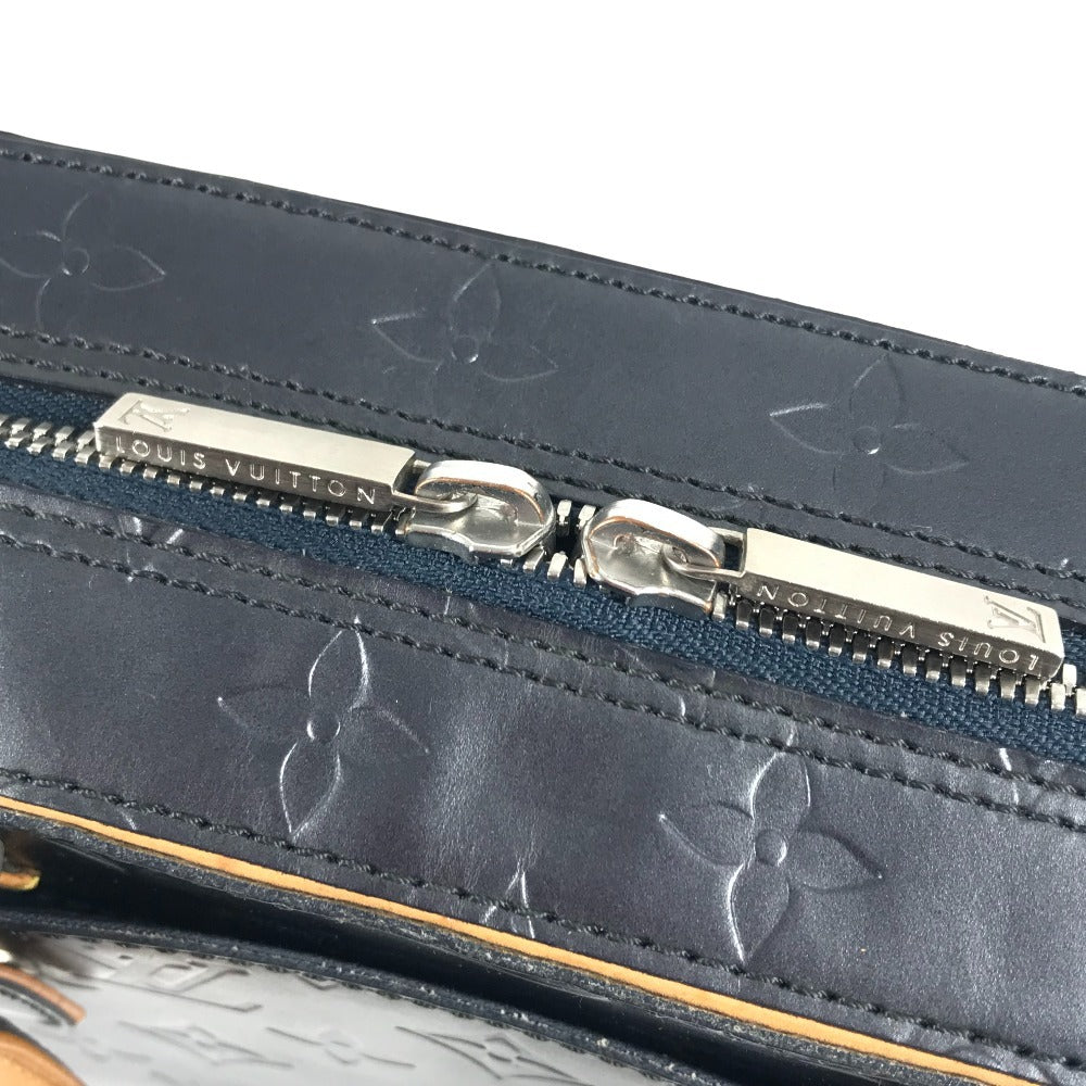 LOUIS VUITTON M55175 モノグラムマット シェルトン カバン ミニボストンバッグ ハンドバッグ モノグラムマットレザー レディース ネイビー