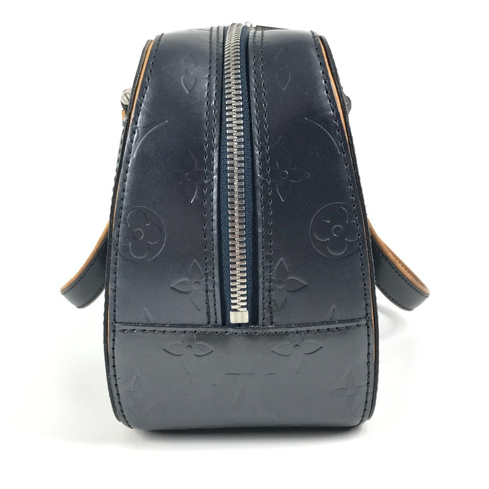 LOUIS VUITTON M55175 モノグラムマット シェルトン カバン ミニボストンバッグ ハンドバッグ モノグラムマットレザー レディース ネイビー