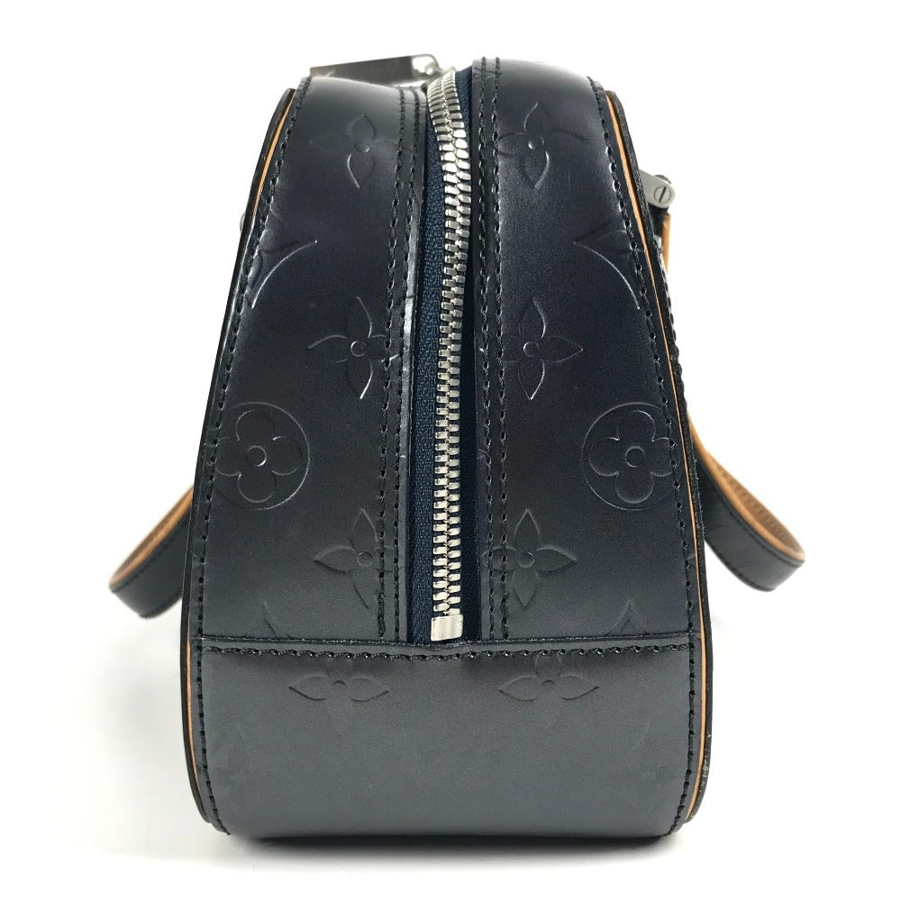LOUIS VUITTON M55175 モノグラムマット シェルトン カバン ミニボストンバッグ ハンドバッグ モノグラムマットレザー レディース ネイビー