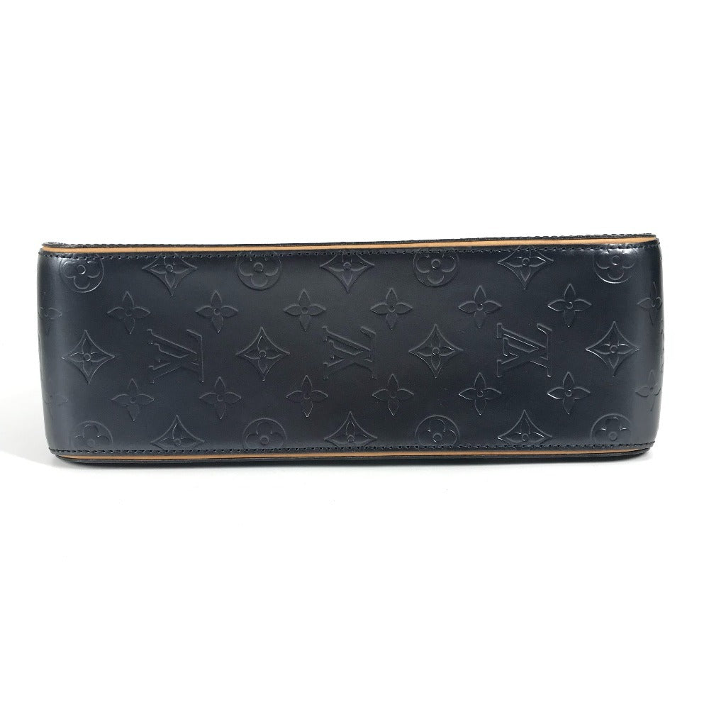 LOUIS VUITTON M55175 モノグラムマット シェルトン カバン ミニボストンバッグ ハンドバッグ モノグラムマットレザー レディース ネイビー