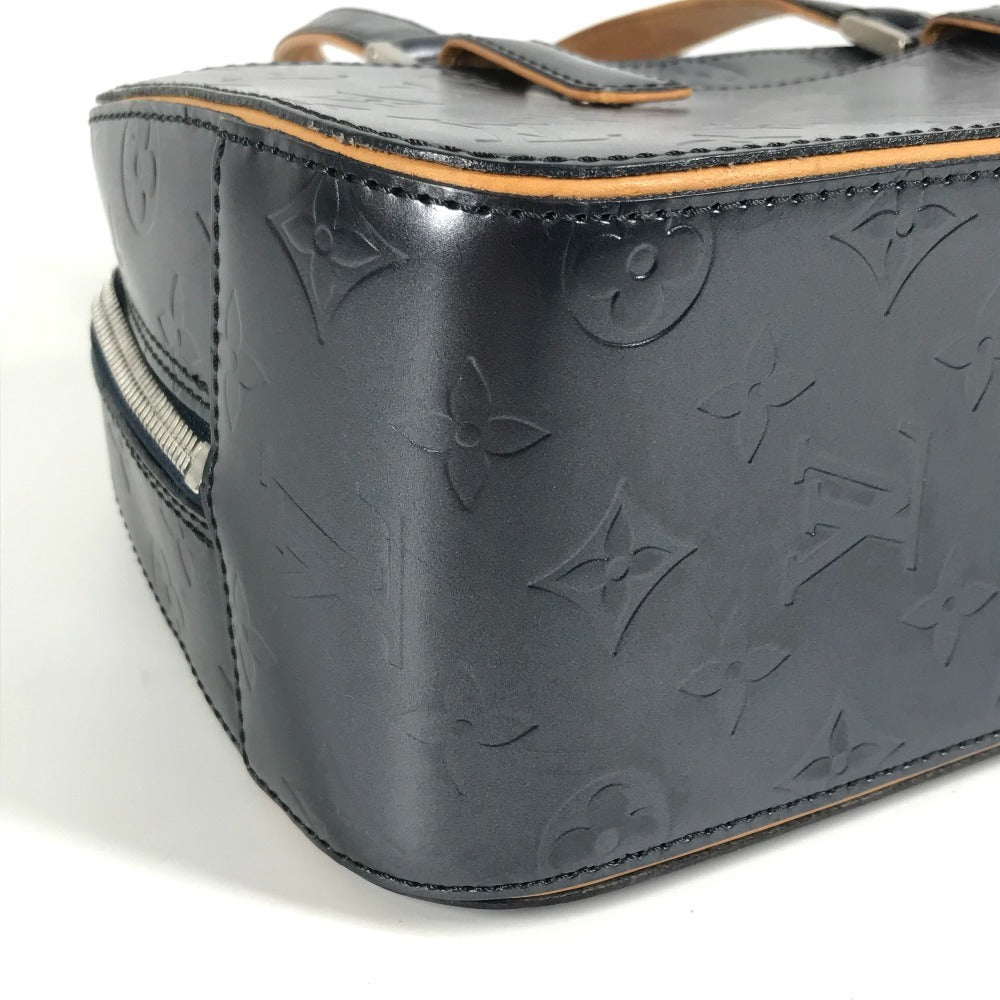 LOUIS VUITTON M55175 モノグラムマット シェルトン カバン ミニボストンバッグ ハンドバッグ モノグラムマットレザー レディース ネイビー