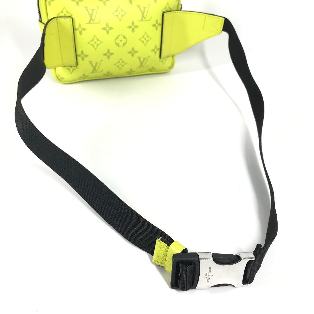 LOUIS VUITTON M30239 タイガラマ アウトドアメッセンジャーPM カバン クロス ショルダーバッグ ボディバッグ タイガレザー ユニセックス イエロー