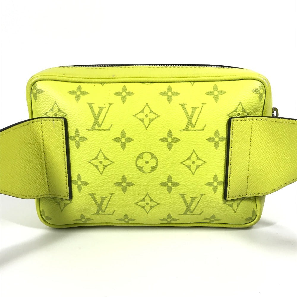 LOUIS VUITTON M30239 タイガラマ アウトドアメッセンジャーPM カバン クロス ショルダーバッグ ボディバッグ タイガレザー ユニセックス イエロー