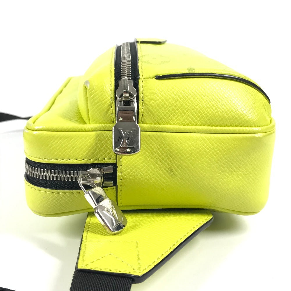 LOUIS VUITTON M30239 タイガラマ アウトドアメッセンジャーPM カバン クロス ショルダーバッグ ボディバッグ タイガレザー ユニセックス イエロー