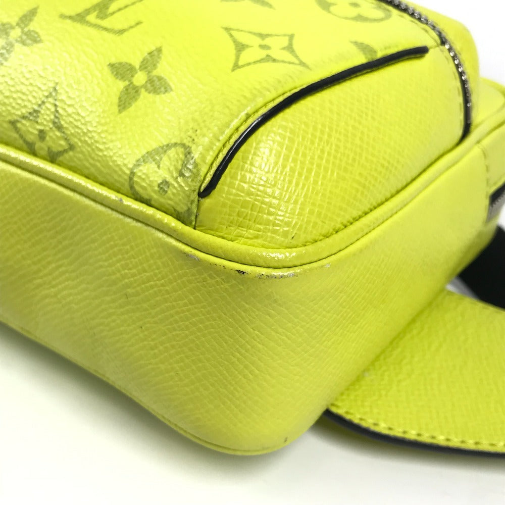 LOUIS VUITTON M30239 タイガラマ アウトドアメッセンジャーPM カバン クロス ショルダーバッグ ボディバッグ タイガレザー ユニセックス イエロー