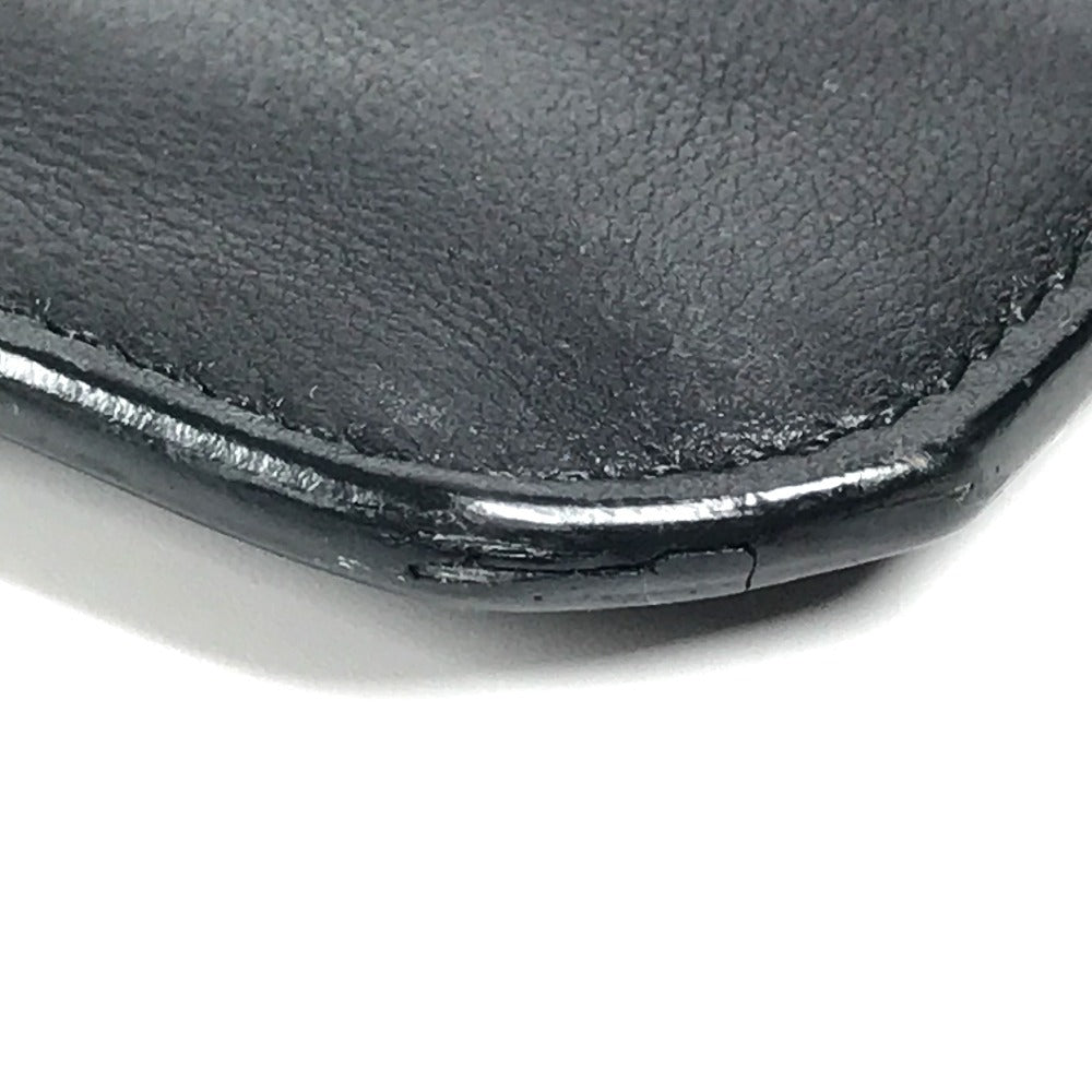 Salvatore Ferragamo ヴィンテージ ロゴ ストラップ付き カバン ポーチ セカンドバッグ クラッチバッグ レザー メンズ ブラック