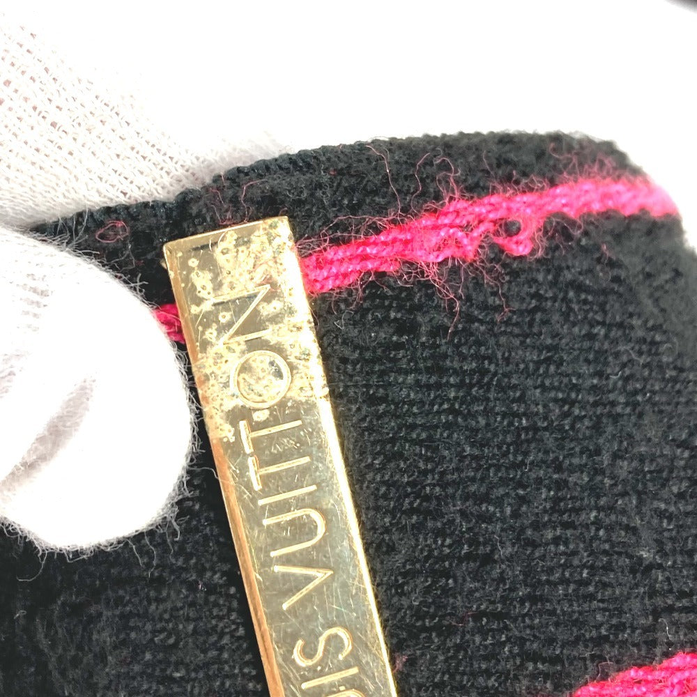 LOUIS VUITTON M72382 モノグラムグラフィティ セット トゥ ジム リストバンドのみ 2つセット ペア リストバンド ポリエステル ユニセックス ブラック