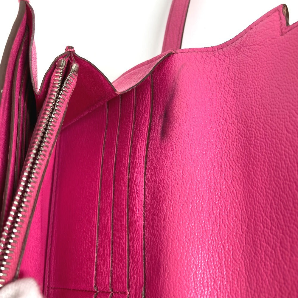 HERMES ケリーウォレット ロングウォレット 長財布 シェーブル レディース ローズショッキング ピンク